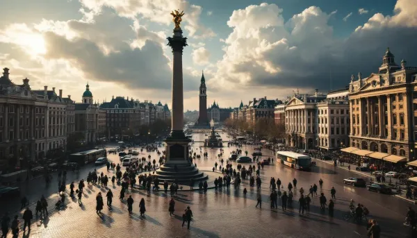 Filming in The Hague