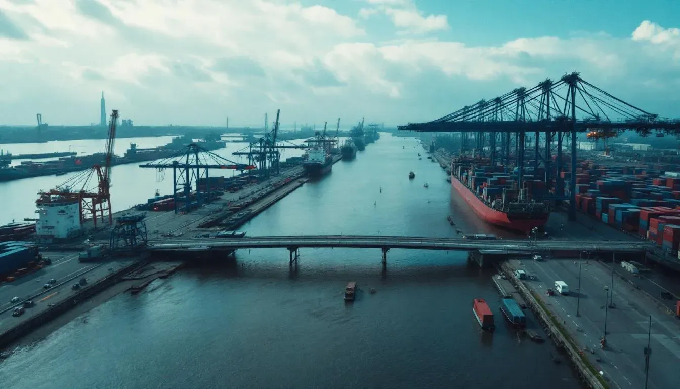 Rotterdam Harbour - filming location in Netherlands
